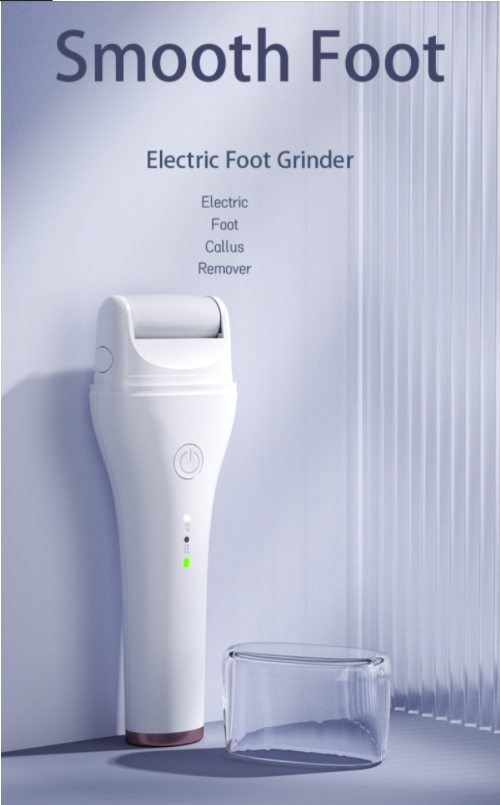 Rock Electric Foot Callus Remover (3 Roller Heads)