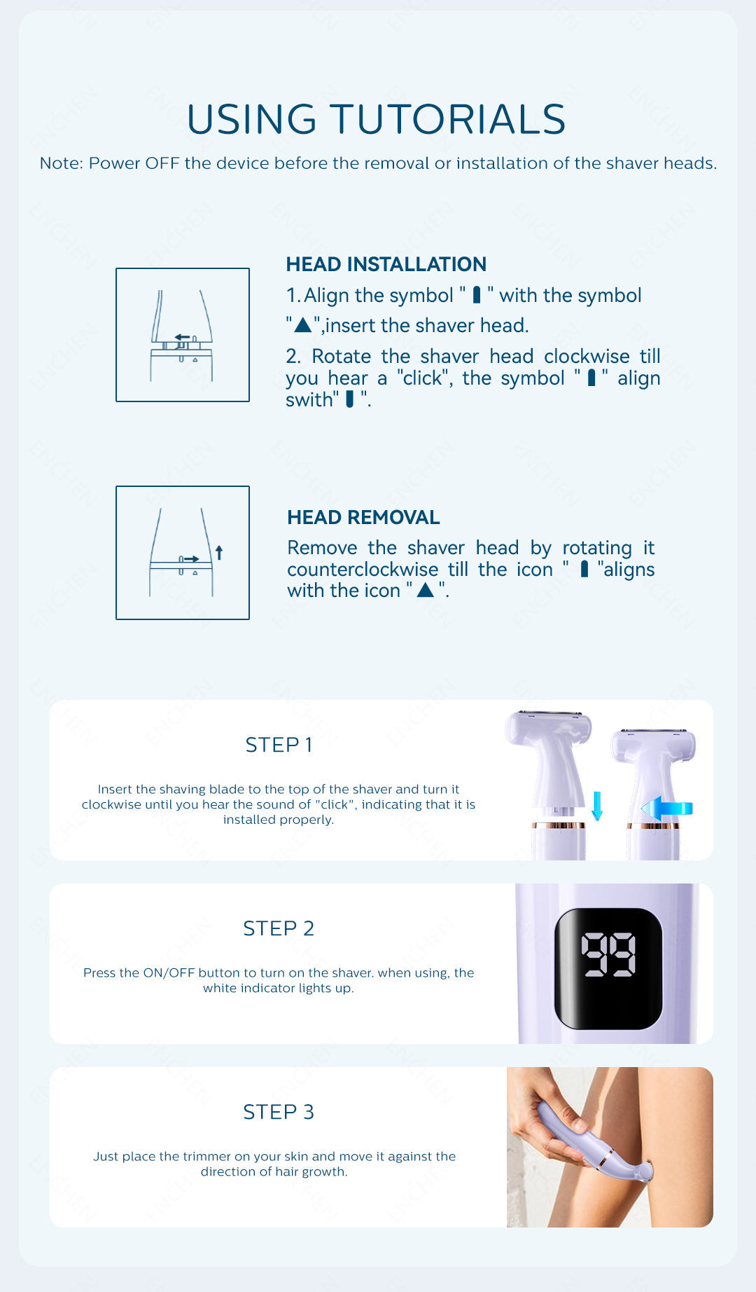A1 Hair removal shaver