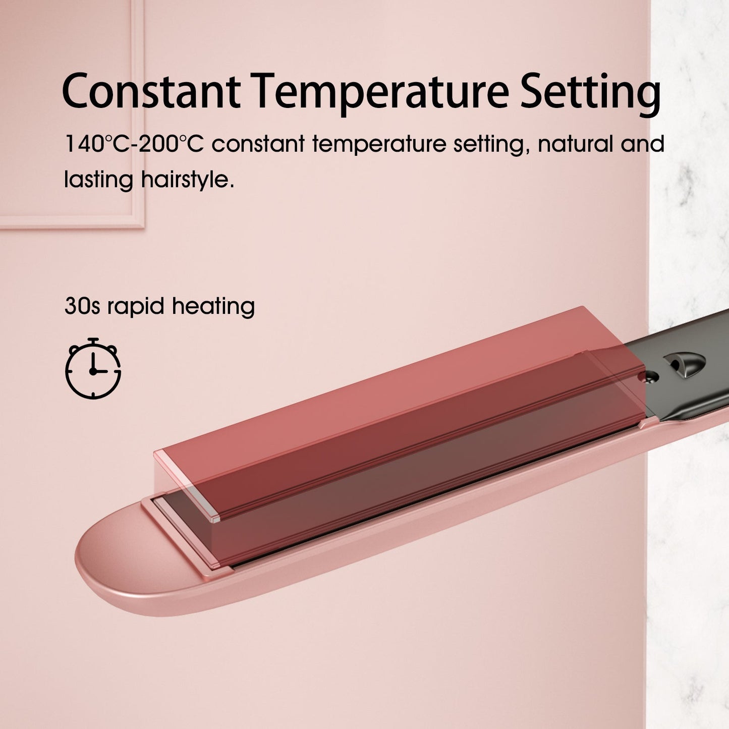 Enrollor Straightener＆Curler Iron 2-in-1