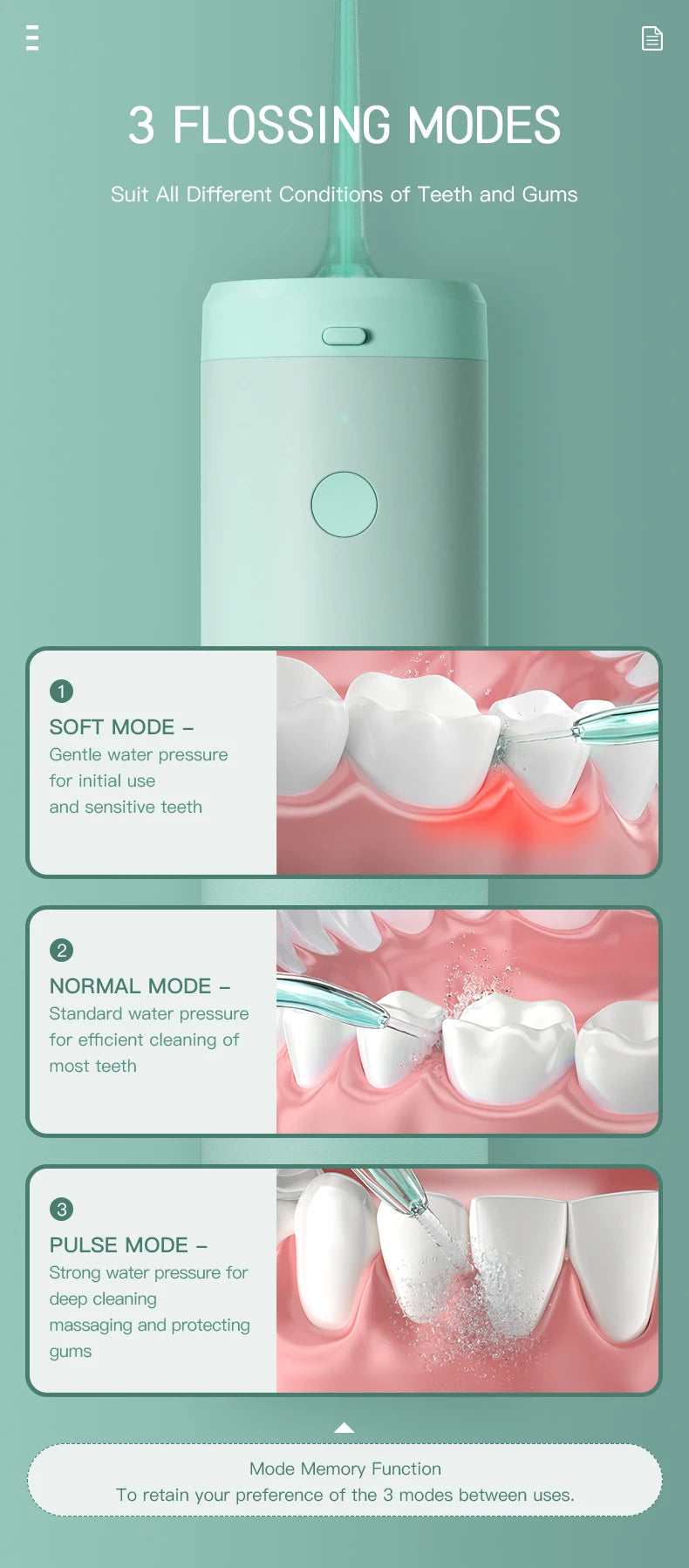 Mint 3 Water Flosser