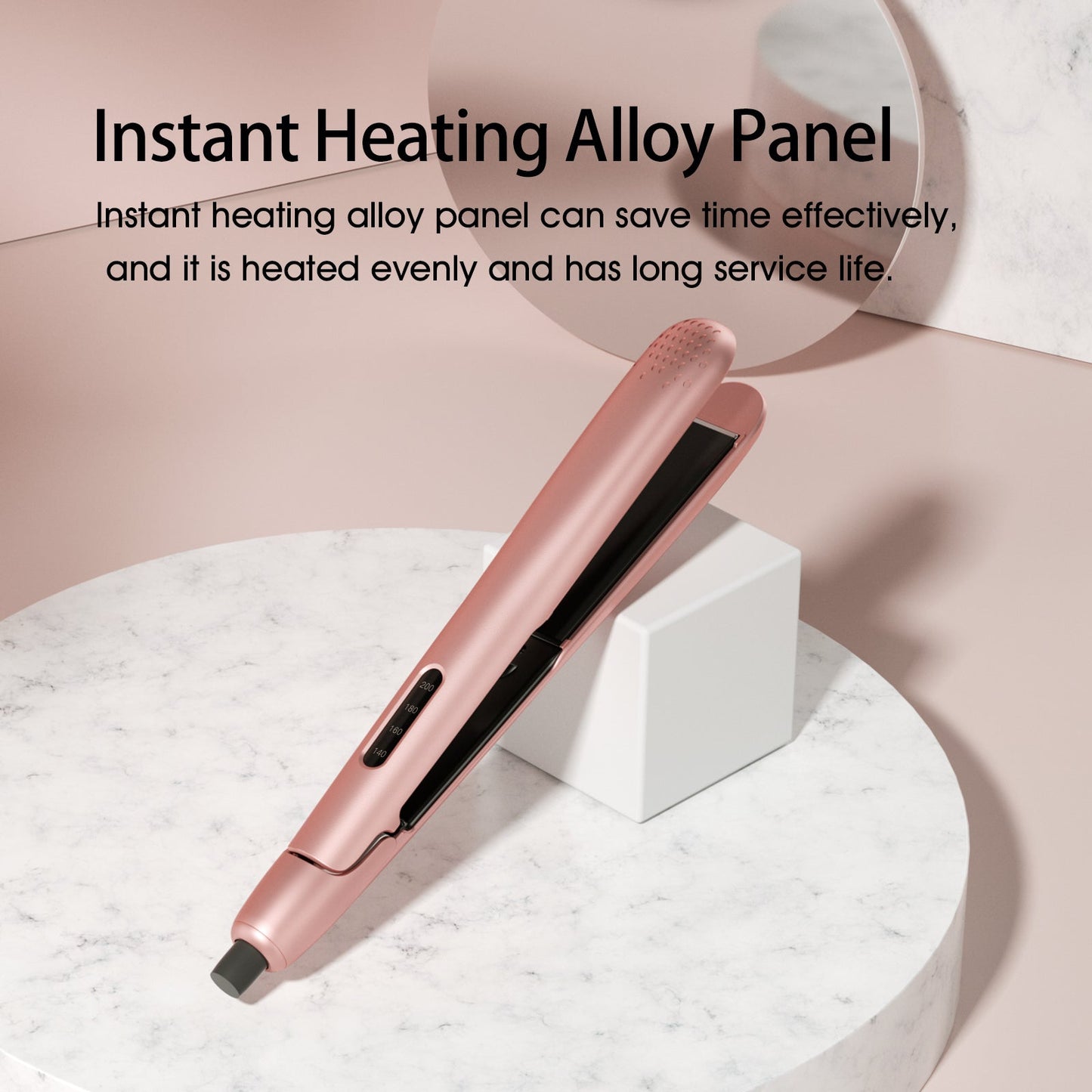 Enrollor Straightener＆Curler Iron 2-in-1