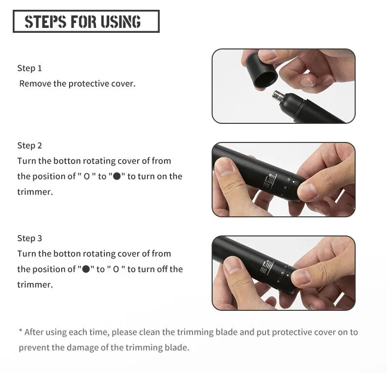 EN005 (N3) Nose&ear Hair Trimmer