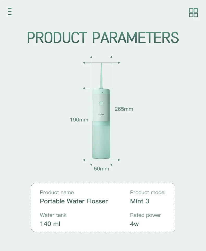 Mint 3 Water Flosser