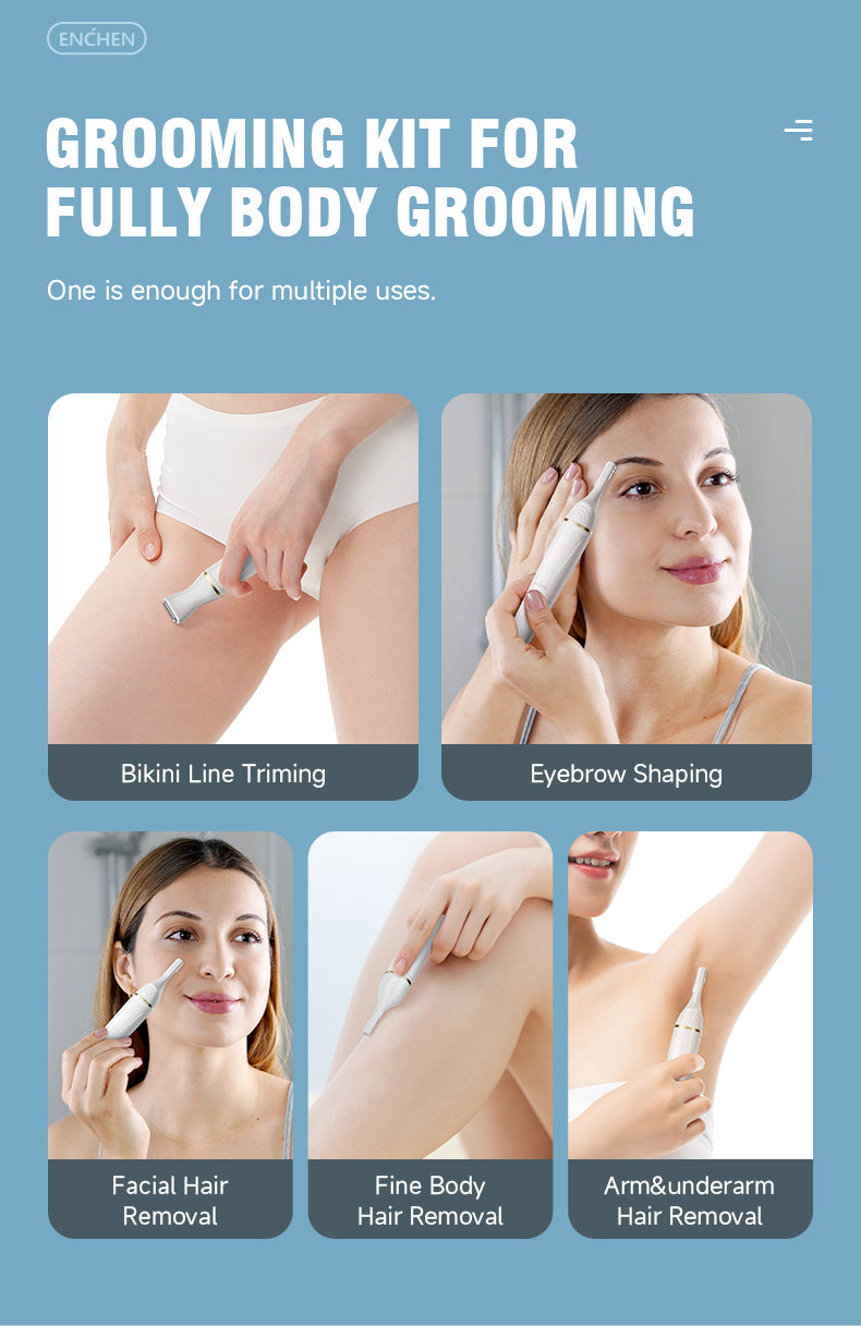 Mocha D 3-in-1 body hair trimmer