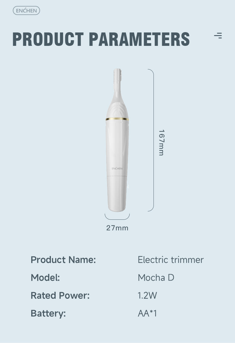 Mocha D 3-in-1 body hair trimmer