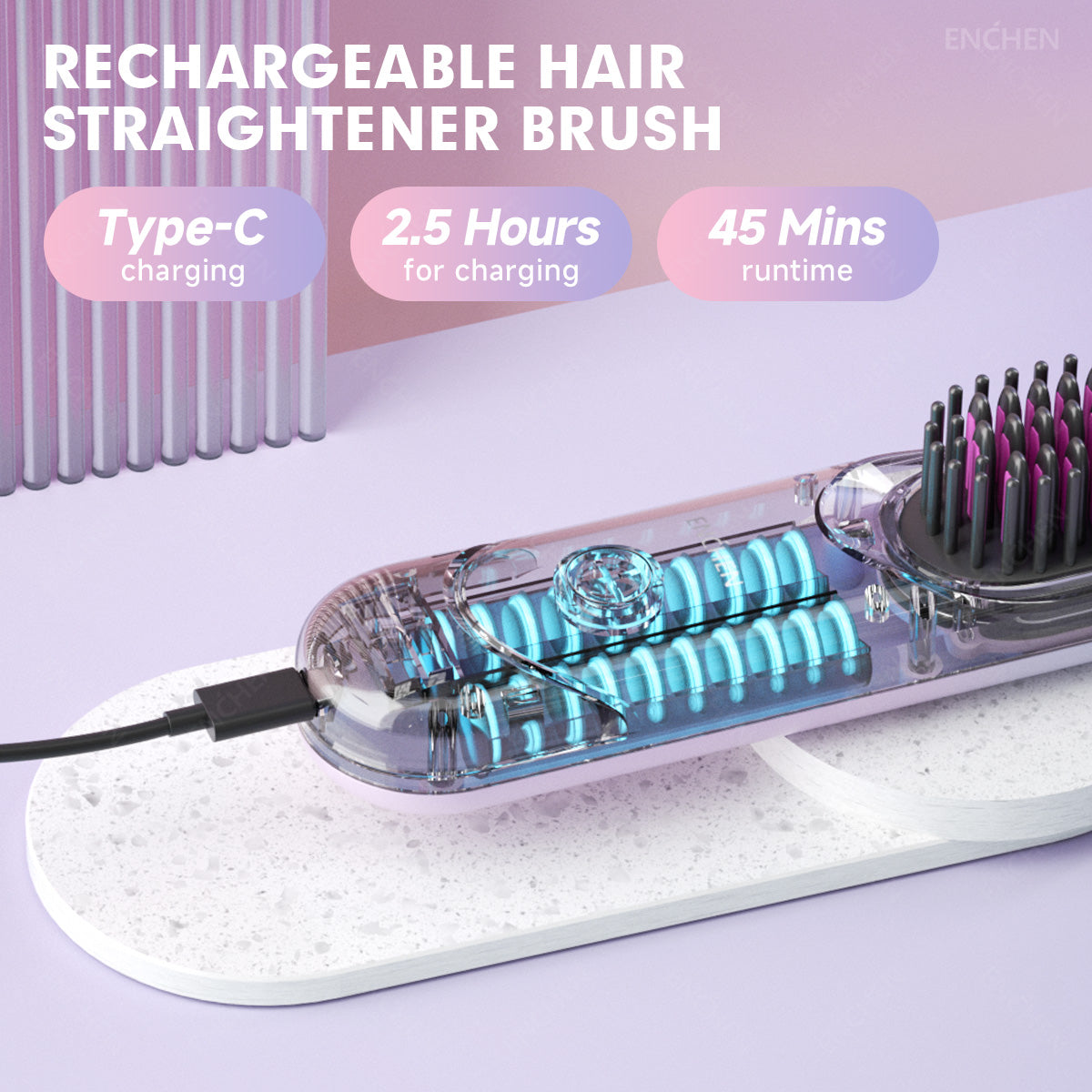H100-Nhairstraightenerbrush